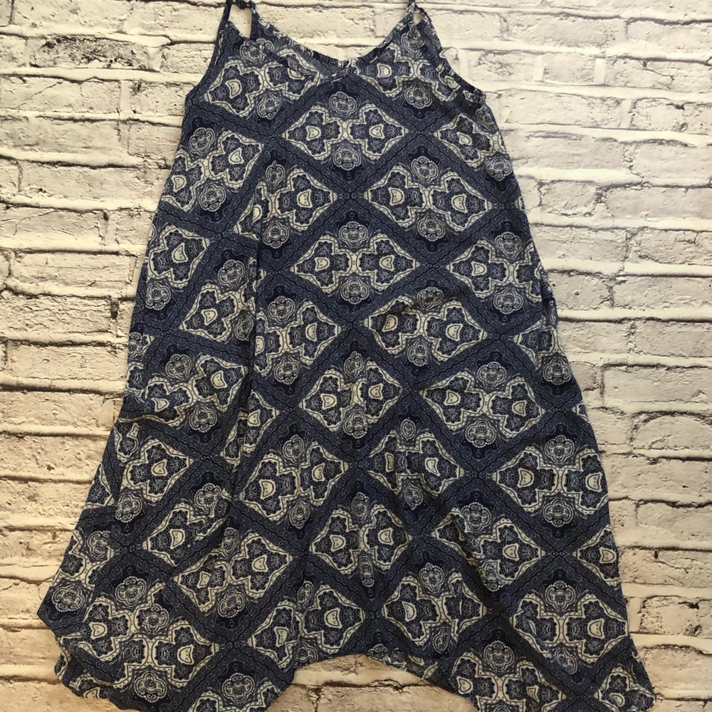 Spaghetti strap handkerchief dress